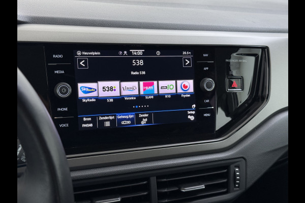 Volkswagen Polo 1.0TGI CNG 5Drs Adap.Cruise Apple Carplay Android Auto Navi Pdc Comfortline Telefoon draadloos oplaadbaar Isofix DAB Bluetooth Executive pakket Licht- en zichtpakket 1e Eigenaar Dealeronderhouden Origineel Nederlandse Auto