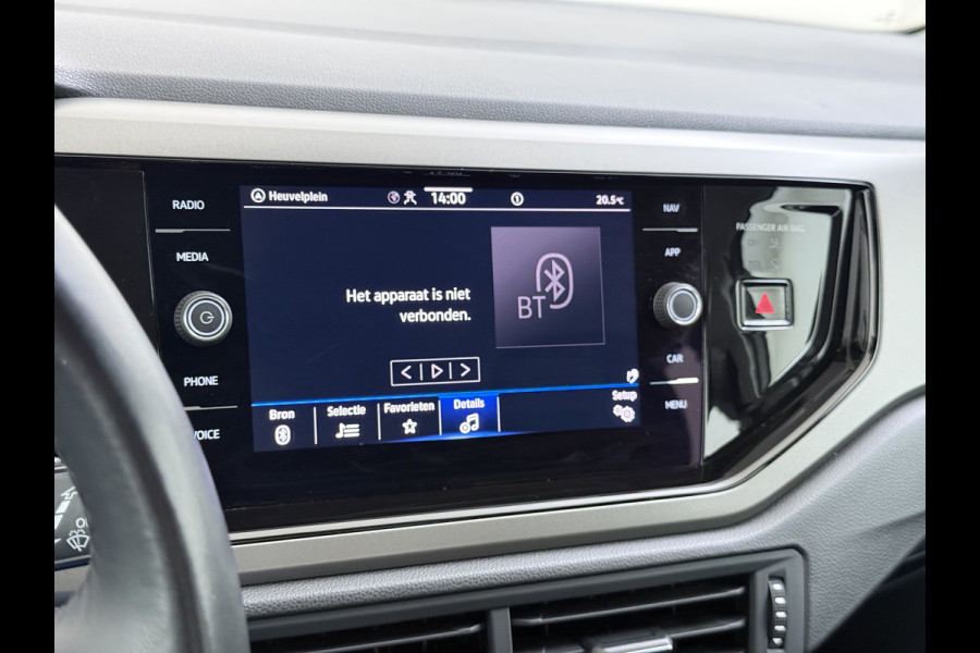 Volkswagen Polo 1.0TGI CNG 5Drs Adap.Cruise Apple Carplay Android Auto Navi Pdc Comfortline Telefoon draadloos oplaadbaar Isofix DAB Bluetooth Executive pakket Licht- en zichtpakket 1e Eigenaar Dealeronderhouden Origineel Nederlandse Auto