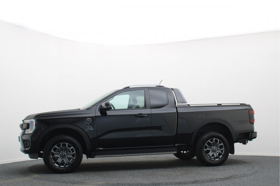 Ford Ranger 2.0 Super Cab EcoBlue Wildtrak 360° Camera, Trekhaak, Leer, ACC, Apple CarPlay, Stoelverwarming
