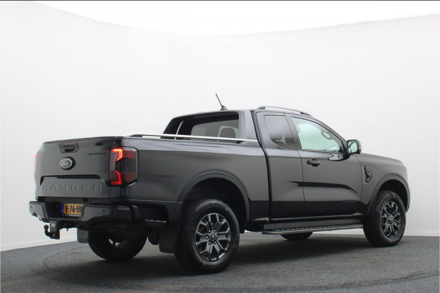 Ford Ranger 2.0 Super Cab EcoBlue Wildtrak 360° Camera, Trekhaak, Leer, ACC, Apple CarPlay, Stoelverwarming