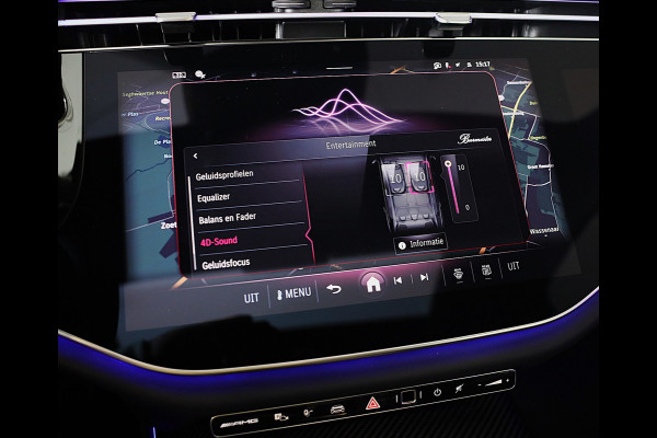 Mercedes-Benz E-Klasse AMG 53 4MATIC+ / Hyperscreen / Performance Zetels / Head Up / Verkoeling / 360 Camera / Memory / Open Pano