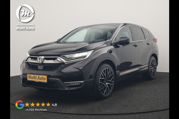 Honda CR-V 2.0 Black Edition MHEV 215pk Dealer O.H | Trekhaak Afn. | Adaptive Cruise | Camera | Lederen Sportstoelen Verwarmd | Keyless | Navigatie | DAB |  20"L.M
