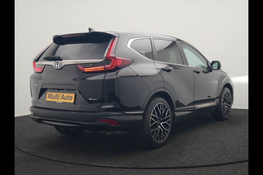 Honda CR-V 2.0 Black Edition MHEV 215pk Dealer O.H | Trekhaak Afn. | Adaptive Cruise | Camera | Lederen Sportstoelen Verwarmd | Keyless | Navigatie | DAB |  20"L.M