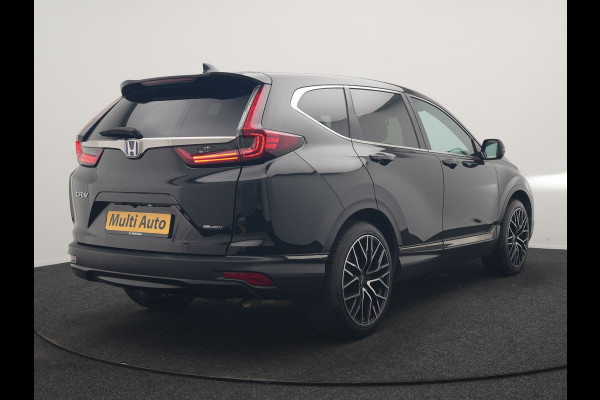 Honda CR-V 2.0 Black Edition MHEV 215pk Dealer O.H | Trekhaak Afn. | Adaptive Cruise | Camera | Lederen Sportstoelen Verwarmd | Keyless | Navigatie | DAB |  20"L.M