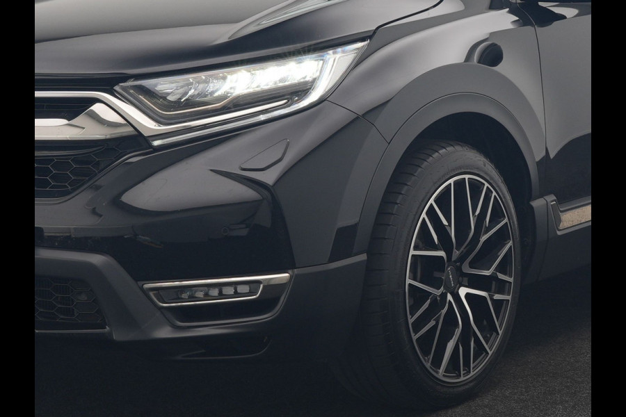 Honda CR-V 2.0 Black Edition MHEV 215pk Dealer O.H | Trekhaak Afn. | Adaptive Cruise | Camera | Lederen Sportstoelen Verwarmd | Keyless | Navigatie | DAB |  20"L.M