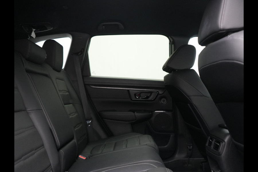 Honda CR-V 2.0 Black Edition MHEV 215pk Dealer O.H | Trekhaak Afn. | Adaptive Cruise | Camera | Lederen Sportstoelen Verwarmd | Keyless | Navigatie | DAB |  20"L.M