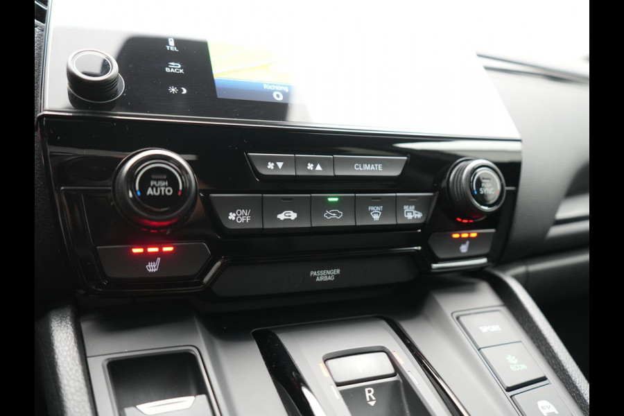Honda CR-V 2.0 Black Edition MHEV 215pk Dealer O.H | Trekhaak Afn. | Adaptive Cruise | Camera | Lederen Sportstoelen Verwarmd | Keyless | Navigatie | DAB |  20"L.M