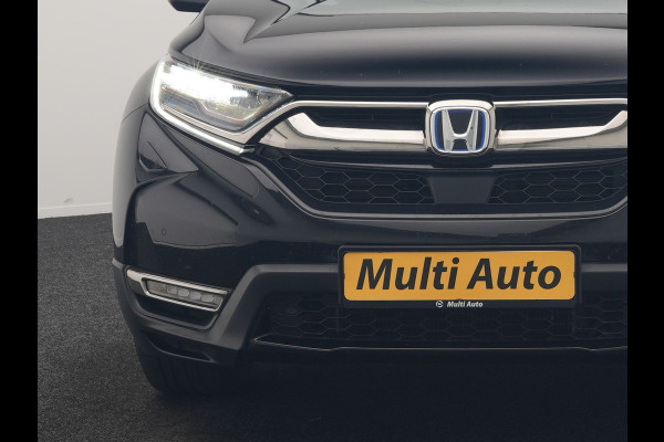 Honda CR-V 2.0 Black Edition MHEV 215pk Dealer O.H | Trekhaak Afn. | Adaptive Cruise | Camera | Lederen Sportstoelen Verwarmd | Keyless | Navigatie | DAB |  20"L.M