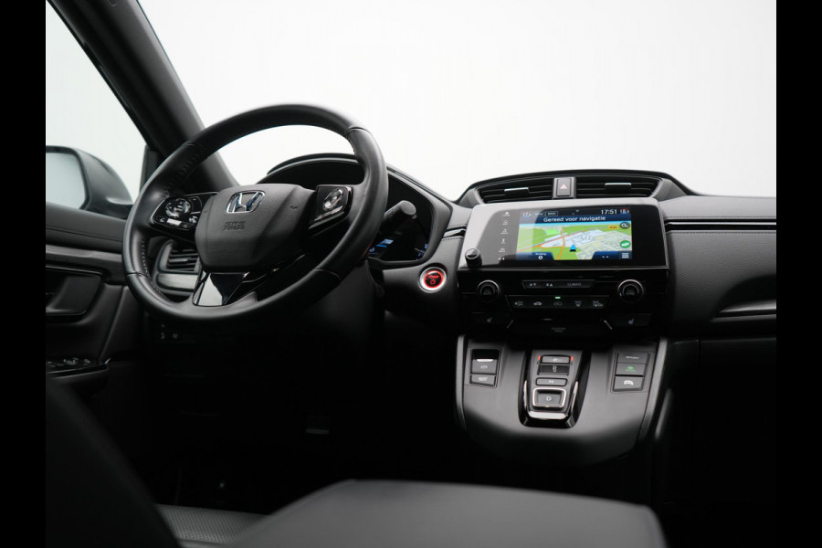 Honda CR-V 2.0 Black Edition MHEV 215pk Dealer O.H | Trekhaak Afn. | Adaptive Cruise | Camera | Lederen Sportstoelen Verwarmd | Keyless | Navigatie | DAB |  20"L.M