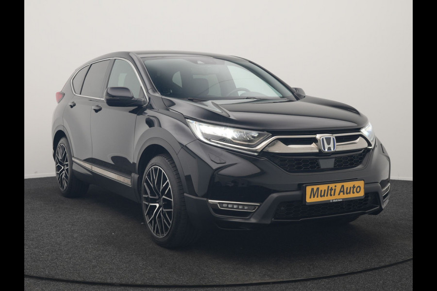Honda CR-V 2.0 Black Edition MHEV 215pk Dealer O.H | Trekhaak Afn. | Adaptive Cruise | Camera | Lederen Sportstoelen Verwarmd | Keyless | Navigatie | DAB |  20"L.M