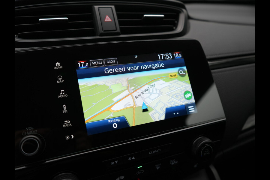 Honda CR-V 2.0 Black Edition MHEV 215pk Dealer O.H | Trekhaak Afn. | Adaptive Cruise | Camera | Lederen Sportstoelen Verwarmd | Keyless | Navigatie | DAB |  20"L.M