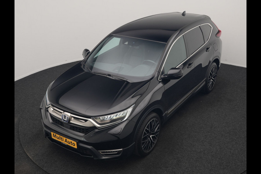 Honda CR-V 2.0 Black Edition MHEV 215pk Dealer O.H | Trekhaak Afn. | Adaptive Cruise | Camera | Lederen Sportstoelen Verwarmd | Keyless | Navigatie | DAB |  20"L.M