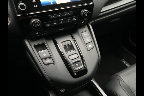 Honda CR-V 2.0 Black Edition MHEV 215pk Dealer O.H | Trekhaak Afn. | Adaptive Cruise | Camera | Lederen Sportstoelen Verwarmd | Keyless | Navigatie | DAB |  20"L.M