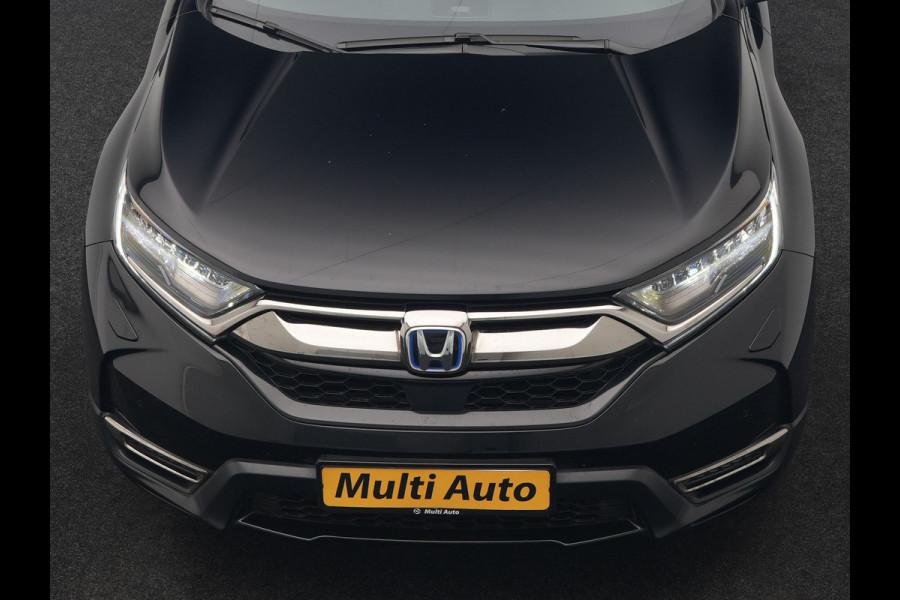 Honda CR-V 2.0 Black Edition MHEV 215pk Dealer O.H | Trekhaak Afn. | Adaptive Cruise | Camera | Lederen Sportstoelen Verwarmd | Keyless | Navigatie | DAB |  20"L.M