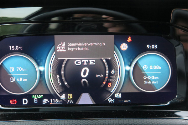 Volkswagen Golf 1.4 eHybrid 245pk GTE ,SOH 93%. Trekhaak afneembaar,ACC, PDC, Virtual cockpit,Navi, DAB+ , Carplay , Zwarte hemelbekleding, 18"LMV etc.