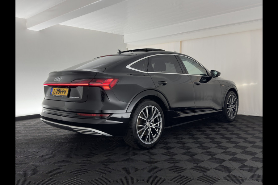 Audi e-tron Sportback 55 Quattro Business Edition Plus 95 kWh [3-Fase-11kW] {SoH-94%} Aut. *HEATPUMP | PANO | LEATHER | ADAPTIVE-CRUISE | MEMORY-PACK | FULL-LED | DIGI-COCKPIT | KEYLESS | CAMERA | PRIVACY-GLASS | HEATED-COMFORTSEATS | DAB+ | 21''ALU*