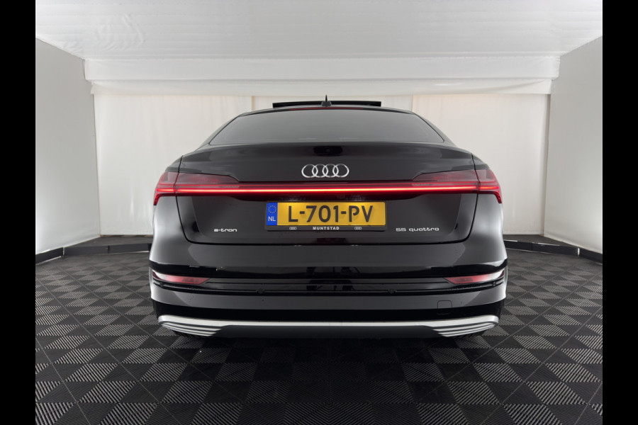 Audi e-tron Sportback 55 Quattro Business Edition Plus 95 kWh [3-Fase-11kW] {SoH-94%} Aut. *HEATPUMP | PANO | LEATHER | ADAPTIVE-CRUISE | MEMORY-PACK | FULL-LED | DIGI-COCKPIT | KEYLESS | CAMERA | PRIVACY-GLASS | HEATED-COMFORTSEATS | DAB+ | 21''ALU*