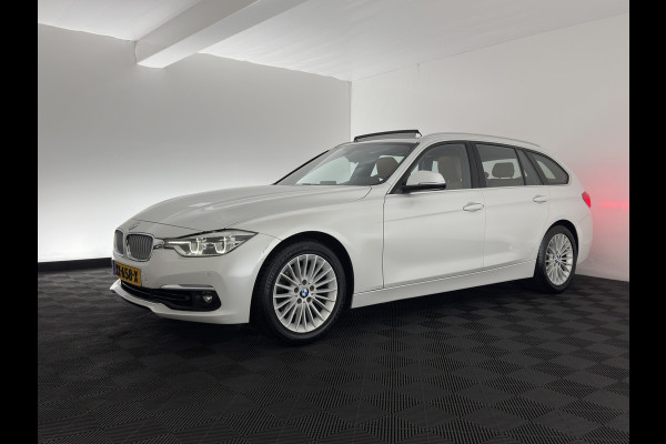 BMW 3 Serie Touring 318i Luxury Edition (INCL-BTW) Aut. *PANO | LEATHER | FULL-LED | HEATED-SPORTSEATS | DIGI-COCKPIT | NAVI-FULLMAP | ECC | PDC | CRUISE | TOWBAR | 17''ALU*