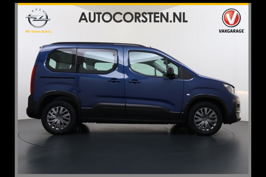 Peugeot e-Rifter EV Allure Pack SOH 97% 50kWh 2X Schuifdeur 360°Camera Navi Apple Carplay Android Auto Isofix Cruise Control Pdc Regen-Lichtsensor Led Lane Assist DAB 5-Persoons