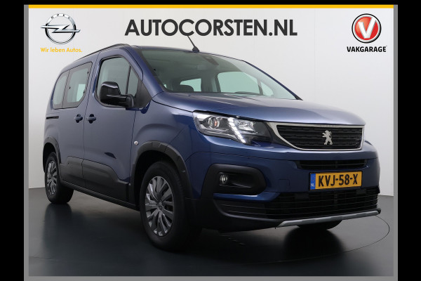 Peugeot e-Rifter EV Allure Pack SOH 97% 50kWh 2X Schuifdeur 360°Camera Navi Apple Carplay Android Auto Isofix Cruise Control Pdc Regen-Lichtsensor Led Lane Assist DAB 5-Persoons