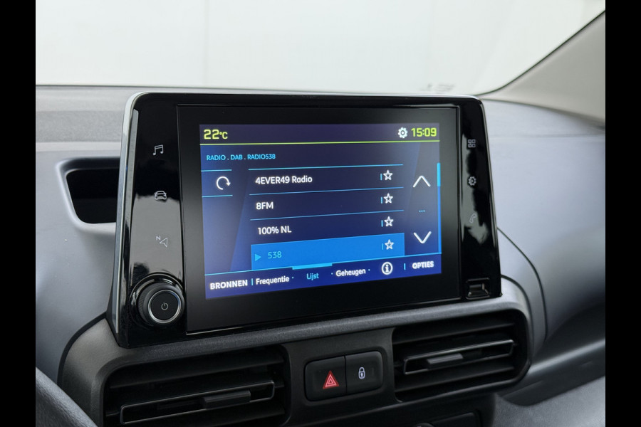 Peugeot e-Rifter EV Allure Pack SOH 97% 50kWh 2X Schuifdeur 360°Camera Navi Apple Carplay Android Auto Isofix Cruise Control Pdc Regen-Lichtsensor Led Lane Assist DAB 5-Persoons