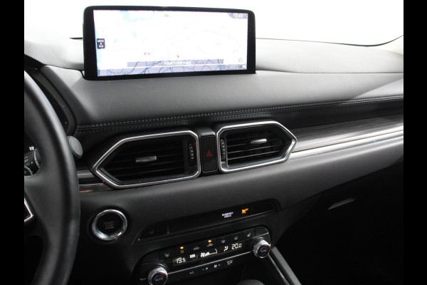 Mazda CX-5 2.0 SkyActiv-G 165pk Automaat Exclusive-Line Navigatie Climate control Adaptieve cruise control Parkeersensoren 360* camera Keyless Verwarmde voorstoelen Stuurverwarming LED Navigatie HUD Bose geluidsinstallatie Apple Carplay/ Android Auto