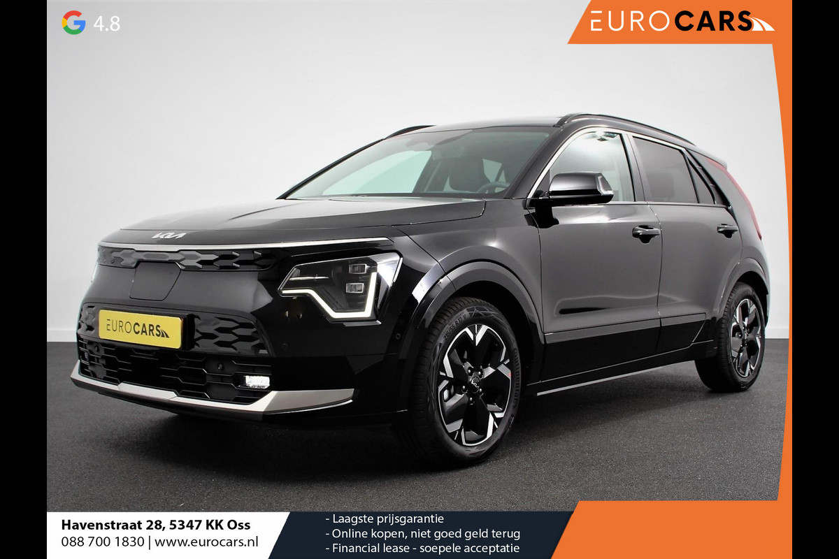 Kia Niro EV ExecutiveLine 64.8 kWh Navigatie Half Leder Schuif-kantel dak Elektrische bedienbare achterklep DAB Led Camera