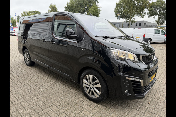 Peugeot Expert 2.0 BlueHDI 177pk automaat S&S L3H1 DC 5 persoons / vaste prijs rijklaar € 27.950 ex btw / lease vanaf € 456 / dubbele schuifdeur / euro 6 / bpm vrij / airco / cruise / navi / trekhaak !