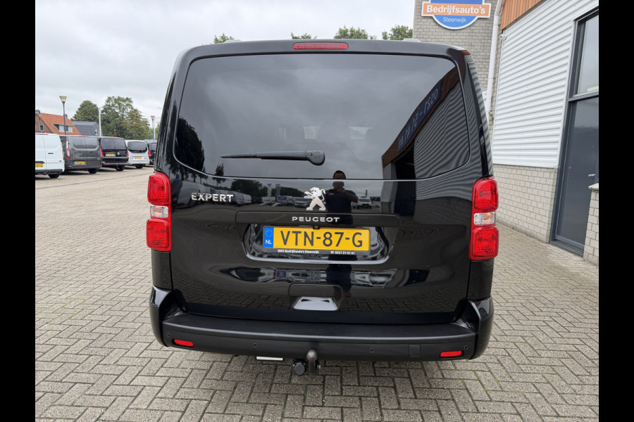 Peugeot Expert 2.0 BlueHDI 177pk automaat S&S L3H1 DC 5 persoons / vaste prijs rijklaar € 27.950 ex btw / lease vanaf € 456 / dubbele schuifdeur / euro 6 / bpm vrij / airco / cruise / navi / trekhaak !
