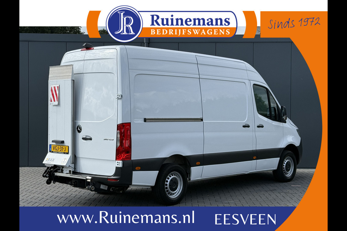 Mercedes-Benz Sprinter 316 CDI 164 PK AUTOMAAT / L2H2 / HYDR. LAADKLEP / AFNEEMBARE 2.8 TONS TREKHAAK / CAMERA / 1e EIG.