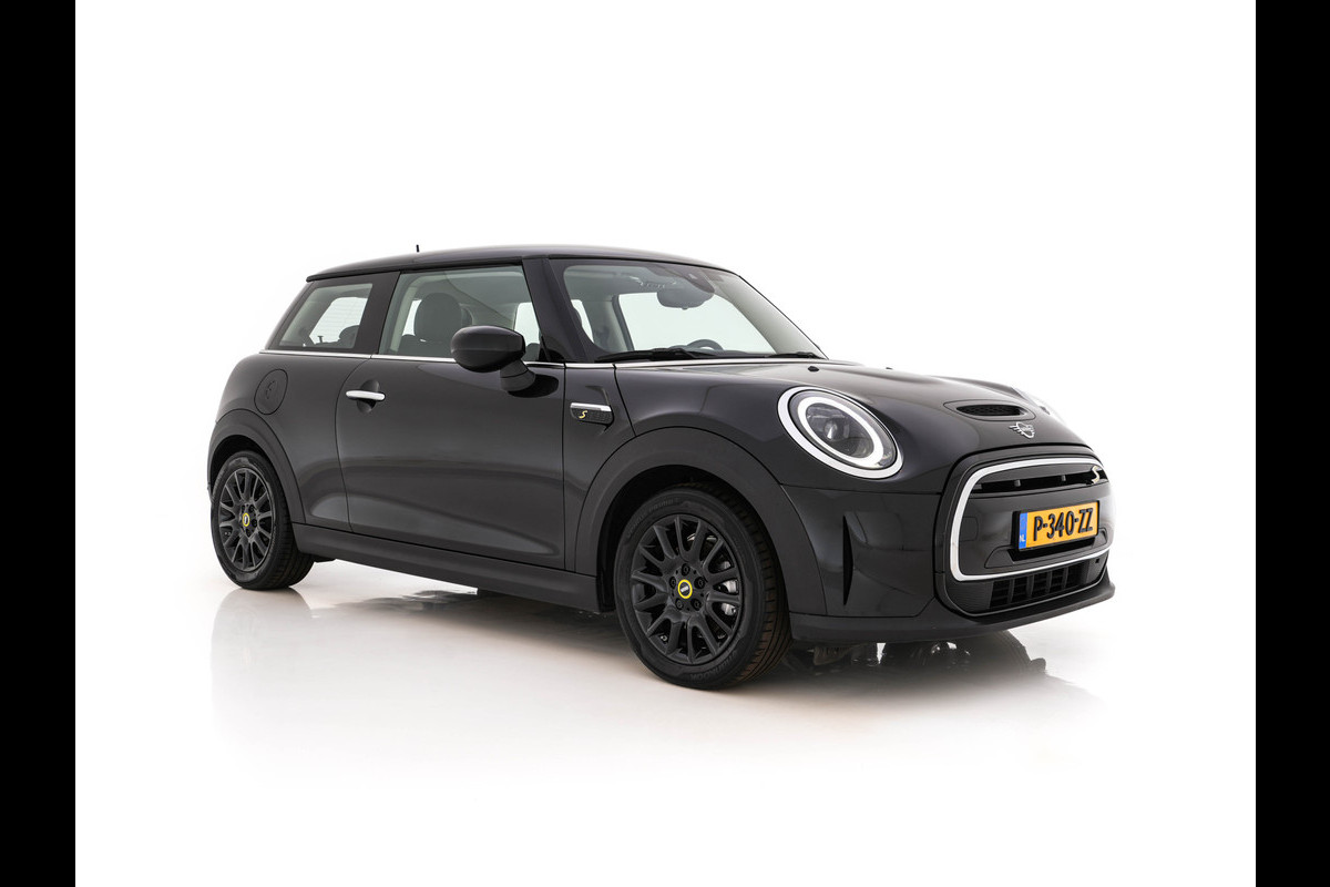 MINI Electric MINI Yours 33 kWh [3-Fase-11kW] {SoH-96%} (INCL-BTW) Aut. *HEATPUMP | LEATHER-ALCANTARA | FULL-LED | NAVI-FULLMAP | SPORTSEATS | AMBIENTLIGHT | DIGI-COCKPIT | DAB+ | ECC | PDC | CRUISE | 16''ALU*
