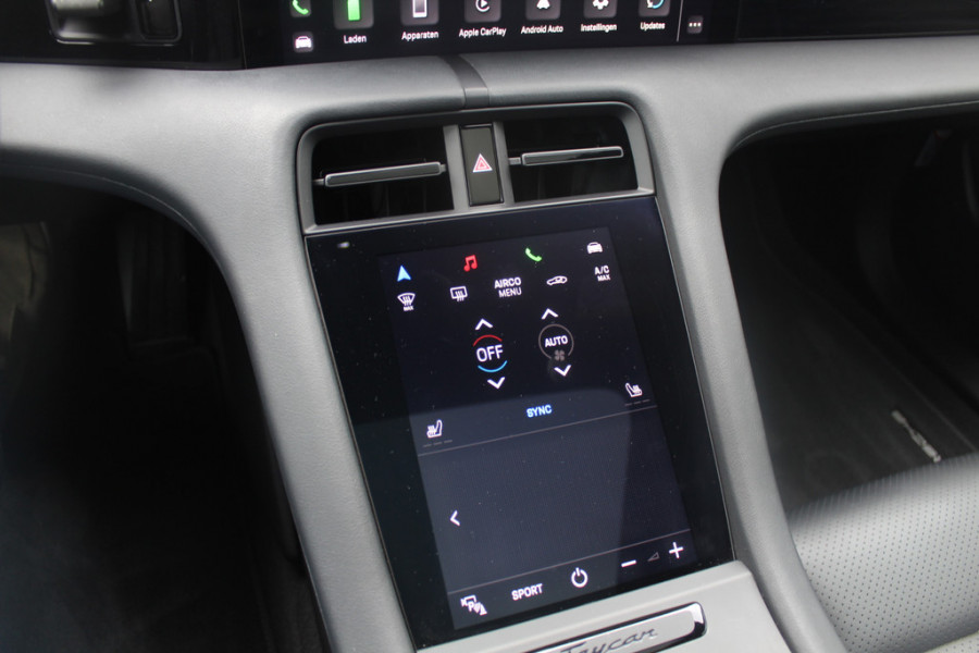 Porsche Taycan Performance 84 kWh / SoH 89,3% / Panoramadak / Camera / Luchtvering / 20'' / Leder / CarPlay / Stoelverwarming / DAB / ACC