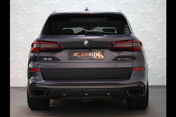 BMW X5 45e M-Performance Seats | 360 View | Panorama | ACC | Kristal pook | Head-Up | Laser-LED | Memory | Harman-Kardon | Keyless-Go | Trekhaak | Drive Assist Pro. | Leder | 4-Zone Clima | Standkachel | Rijklaarprijs & Bovag garantie | Carplay | Draadloos Laden | DAB | Sfeerverlichting |