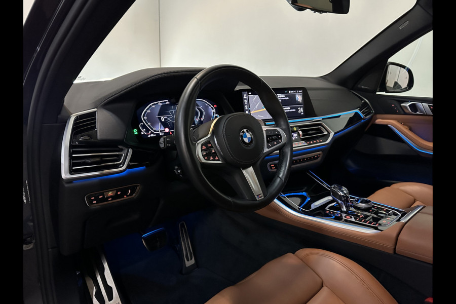 BMW X5 45e M-Performance Seats | 360 View | Panorama | ACC | Kristal pook | Head-Up | Laser-LED | Memory | Harman-Kardon | Keyless-Go | Trekhaak | Drive Assist Pro. | Leder | 4-Zone Clima | Standkachel | Rijklaarprijs & Bovag garantie | Carplay | Draadloos Laden | DAB | Sfeerverlichting |