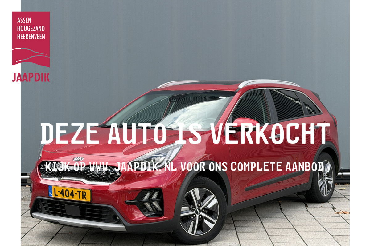 Kia Niro BWJ 2021 | 1.6 142PK Hybrid ExecutiveLine | TREKHAAK | LEER | SCHUIFDAK | STOEL&STUUR VERW | STOEL VENTILATIE | CARPLAY | CAMERA |