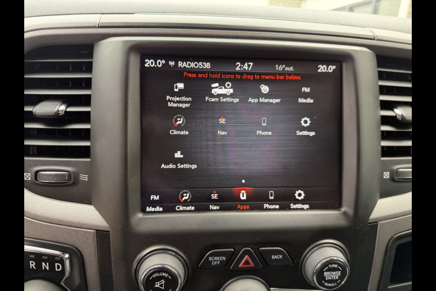 Dodge Ram 1500 CLASSIC 4x4 / Prins LPG / luchtvering achter / trekhaak 3500 kg / 5 persoons / lease vanaf € 619 / cruise en climate control / navigatie / vaste prijs rijklaar € 37.750 ex btw