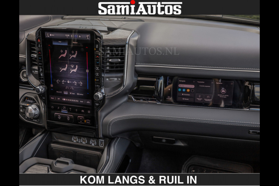 Dodge Ram LIMITED H.O 540PK | Massage + Full Option | De Meest Luxe en Volle Pick-Up in zijn Klasse | Comfortabele Dubbele Cabine met Royale 5 Zitplaatsen | BPM vrij | Nu Leverbaar uit Voorraad | Voorraad Nr 2326 - 5169 | De specialist in Amerikaanse pick‑ups in Nederland en Europa.