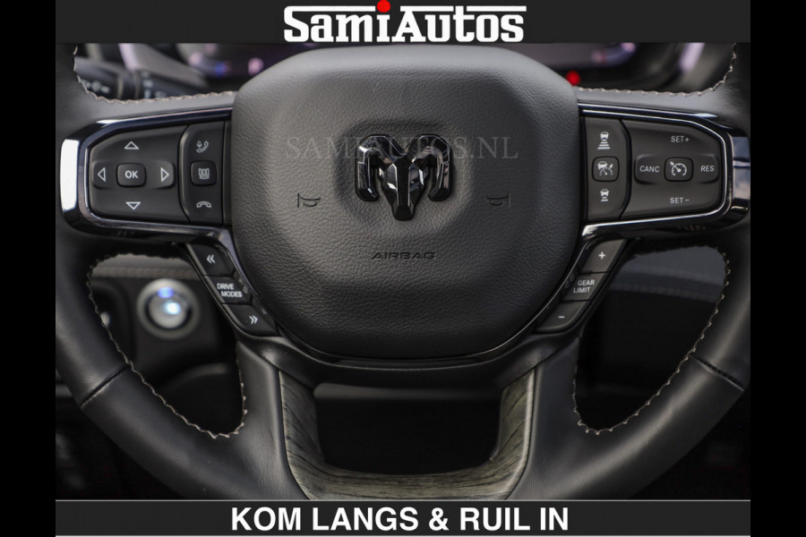 Dodge Ram LIMITED H.O 540PK | Massage + Full Option | De Meest Luxe en Volle Pick-Up in zijn Klasse | Comfortabele Dubbele Cabine met Royale 5 Zitplaatsen | BPM vrij | Nu Leverbaar uit Voorraad | Voorraad Nr 2326 - 5169 | De specialist in Amerikaanse pick‑ups in Nederland en Europa.
