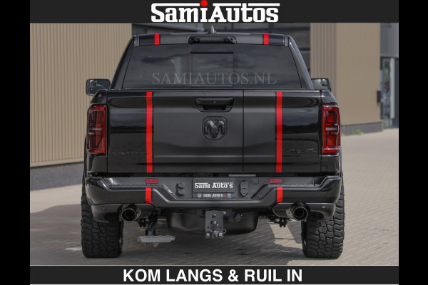 Dodge Ram LIMITED H.O 540PK | Massage + Full Option | De Meest Luxe en Volle Pick-Up in zijn Klasse | Comfortabele Dubbele Cabine met Royale 5 Zitplaatsen | BPM vrij | Nu Leverbaar uit Voorraad | Voorraad Nr 2326 - 5169 | De specialist in Amerikaanse pick‑ups in Nederland en Europa.