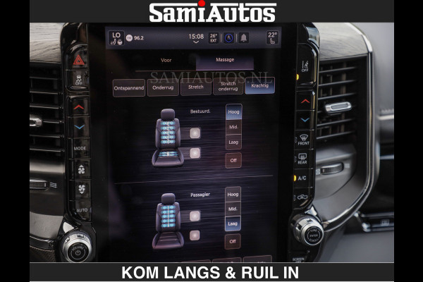Dodge Ram LIMITED H.O 540PK | Massage + Full Option | De Meest Luxe en Volle Pick-Up in zijn Klasse | Comfortabele Dubbele Cabine met Royale 5 Zitplaatsen | BPM vrij | Nu Leverbaar uit Voorraad | Voorraad Nr 2326 - 5169 | De specialist in Amerikaanse pick‑ups in Nederland en Europa.