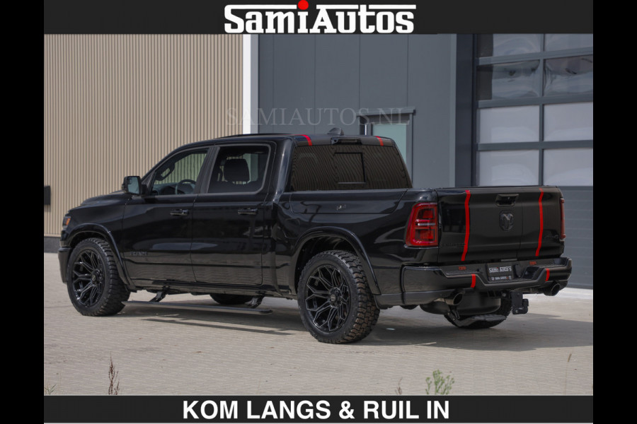 Dodge Ram LIMITED H.O 540PK | Massage + Full Option | De Meest Luxe en Volle Pick-Up in zijn Klasse | Comfortabele Dubbele Cabine met Royale 5 Zitplaatsen | BPM vrij | Nu Leverbaar uit Voorraad | Voorraad Nr 2326 - 5169 | De specialist in Amerikaanse pick‑ups in Nederland en Europa.