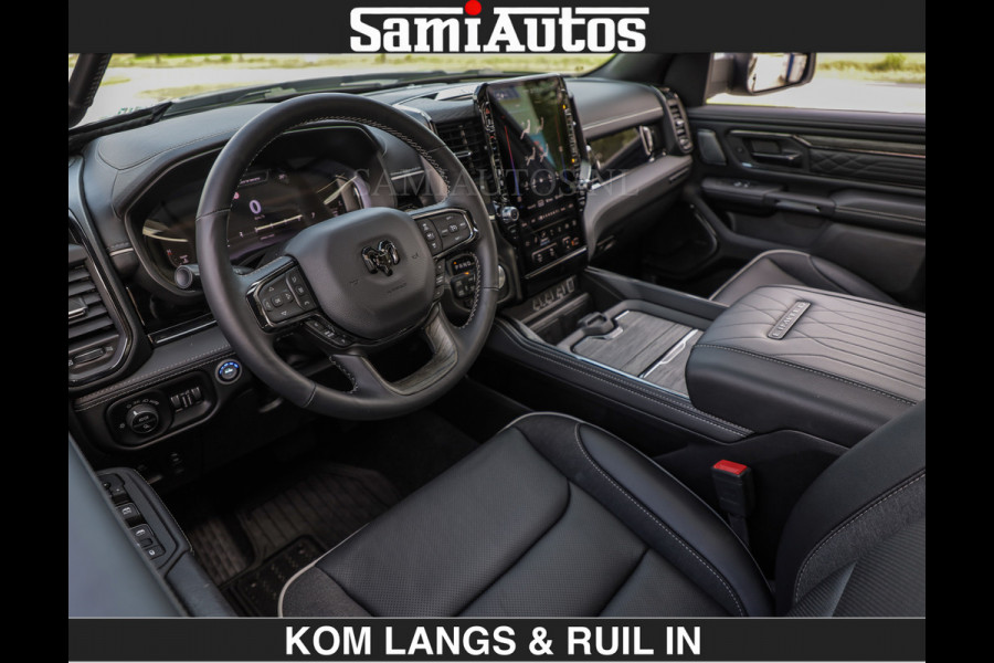 Dodge Ram LIMITED H.O 540PK | Massage + Full Option | De Meest Luxe en Volle Pick-Up in zijn Klasse | Comfortabele Dubbele Cabine met Royale 5 Zitplaatsen | BPM vrij | Nu Leverbaar uit Voorraad | Voorraad Nr 2326 - 5169 | De specialist in Amerikaanse pick‑ups in Nederland en Europa.