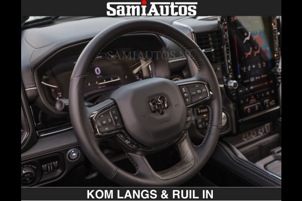 Dodge Ram LIMITED H.O 540PK | Massage + Full Option | De Meest Luxe en Volle Pick-Up in zijn Klasse | Comfortabele Dubbele Cabine met Royale 5 Zitplaatsen | BPM vrij | Nu Leverbaar uit Voorraad | Voorraad Nr 2326 - 5169 | De specialist in Amerikaanse pick‑ups in Nederland en Europa.