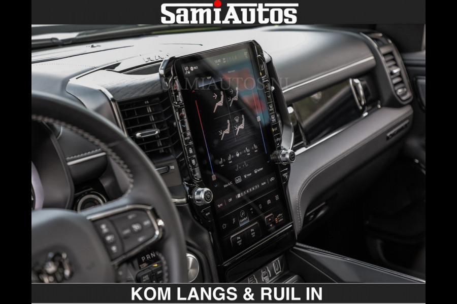 Dodge Ram LIMITED H.O 540PK | Massage + Full Option | De Meest Luxe en Volle Pick-Up in zijn Klasse | Comfortabele Dubbele Cabine met Royale 5 Zitplaatsen | BPM vrij | Nu Leverbaar uit Voorraad | Voorraad Nr 2326 - 5169 | De specialist in Amerikaanse pick‑ups in Nederland en Europa.