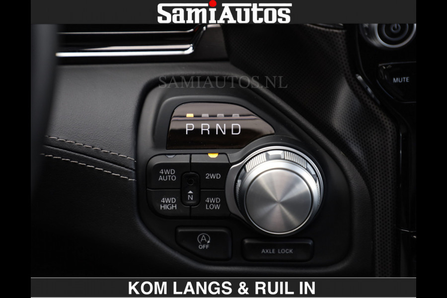 Dodge Ram LIMITED H.O 540PK | Massage + Full Option | De Meest Luxe en Volle Pick-Up in zijn Klasse | Comfortabele Dubbele Cabine met Royale 5 Zitplaatsen | BPM vrij | Nu Leverbaar uit Voorraad | Voorraad Nr 2326 - 5169 | De specialist in Amerikaanse pick‑ups in Nederland en Europa.