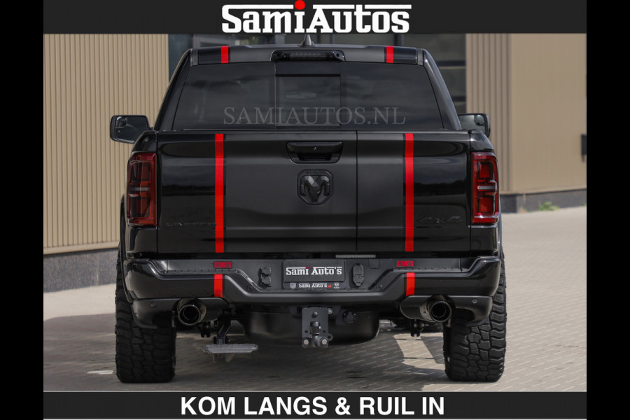 Dodge Ram LIMITED H.O 540PK | Massage + Full Option | De Meest Luxe en Volle Pick-Up in zijn Klasse | Comfortabele Dubbele Cabine met Royale 5 Zitplaatsen | BPM vrij | Nu Leverbaar uit Voorraad | Voorraad Nr 2326 - 5169 | De specialist in Amerikaanse pick‑ups in Nederland en Europa.