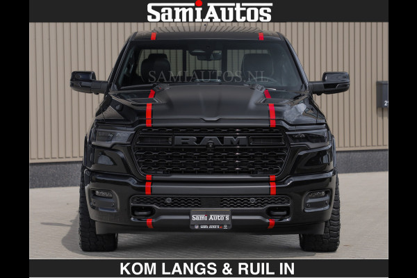 Dodge Ram LIMITED H.O 540PK | Massage + Full Option | De Meest Luxe en Volle Pick-Up in zijn Klasse | Comfortabele Dubbele Cabine met Royale 5 Zitplaatsen | BPM vrij | Nu Leverbaar uit Voorraad | Voorraad Nr 2326 - 5169 | De specialist in Amerikaanse pick‑ups in Nederland en Europa.