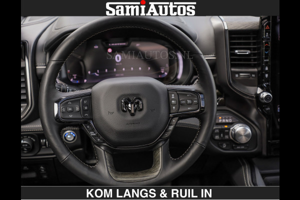 Dodge Ram LIMITED H.O 540PK | Massage + Full Option | De Meest Luxe en Volle Pick-Up in zijn Klasse | Comfortabele Dubbele Cabine met Royale 5 Zitplaatsen | BPM vrij | Nu Leverbaar uit Voorraad | Voorraad Nr 2326 - 5169 | De specialist in Amerikaanse pick‑ups in Nederland en Europa.