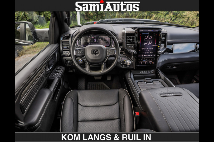 Dodge Ram LIMITED H.O 540PK | Massage + Full Option | De Meest Luxe en Volle Pick-Up in zijn Klasse | Comfortabele Dubbele Cabine met Royale 5 Zitplaatsen | BPM vrij | Nu Leverbaar uit Voorraad | Voorraad Nr 2326 - 5169 | De specialist in Amerikaanse pick‑ups in Nederland en Europa.