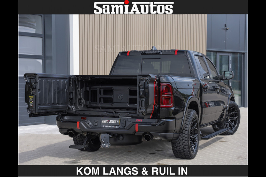 Dodge Ram LIMITED H.O 540PK | Massage + Full Option | De Meest Luxe en Volle Pick-Up in zijn Klasse | Comfortabele Dubbele Cabine met Royale 5 Zitplaatsen | BPM vrij | Nu Leverbaar uit Voorraad | Voorraad Nr 2326 - 5169 | De specialist in Amerikaanse pick‑ups in Nederland en Europa.